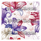 花柄・花びら模様のパターン背景１010